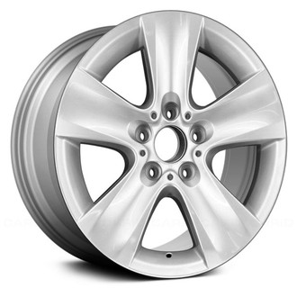 Replace® - 5-Spoke Silver Metallic Face 17x8 Alloy Factory Wheel - Remanufactured
