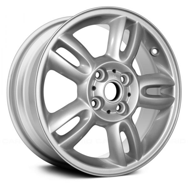 Replace® - 15 x 5.5 Double 5-Spoke Silver Alloy Factory Wheel (Remanufactured)