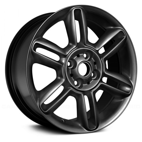 Replace® - 16 x 6.5 6 Double I-Spoke Black Alloy Factory Wheel (Remanufactured)
