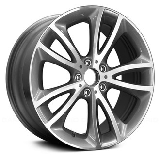 Replace® - 5 V-Spoke Machined and Silver Argent 19x8.5 Alloy Factory Wheel - Remanufactured