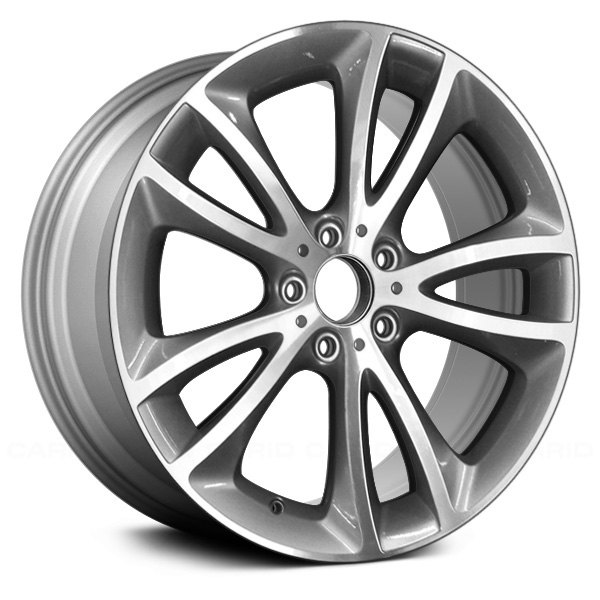 Replace® - 19 x 8.5 5 V-Spoke Silver Alloy Factory Wheel (Remanufactured)