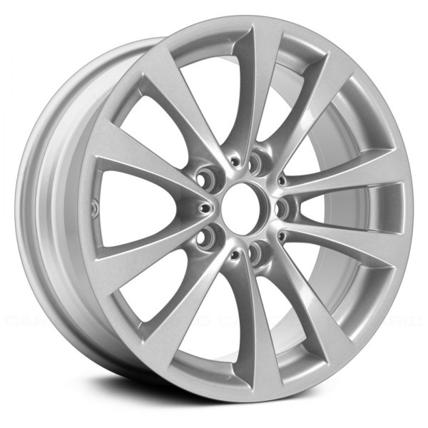 Replace® - 17 x 7.5 5 V-Spoke Silver Metallic Alloy Factory Wheel (Remanufactured)