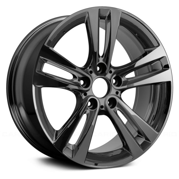 Replace® - 18 x 8 Double 5-Spoke Dark PVD Chrome Alloy Factory Wheel (Remanufactured)