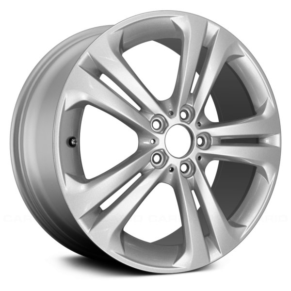 Replace® - 19 x 8.5 Double 5-Spoke Silver Metallic Alloy Factory Wheel (Remanufactured)