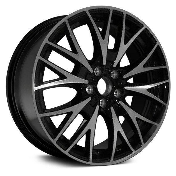 Replace® - 20 x 8 20-Spoke Black Alloy Factory Wheel (Remanufactured)