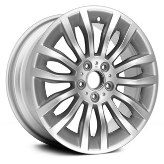 Replace® - 7 V-Spoke Sparkle Silver 18x8 Alloy Factory Wheel - Remanufactured