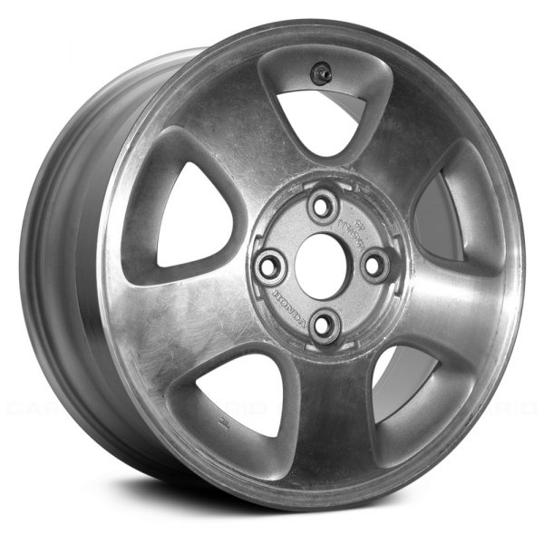 Replace® - 14 x 5.5 5-Spoke Machined and Silver Alloy Factory Wheel (Remanufactured)