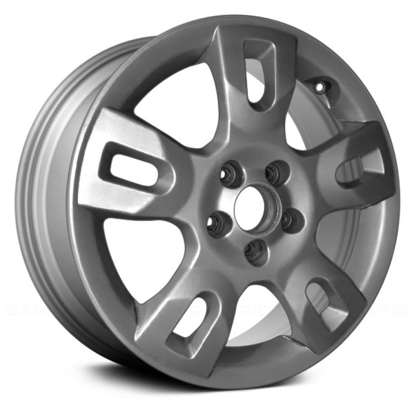 Replace® - 17 x 6.5 Double 5-Spoke Silver Alloy Factory Wheel (Remanufactured)