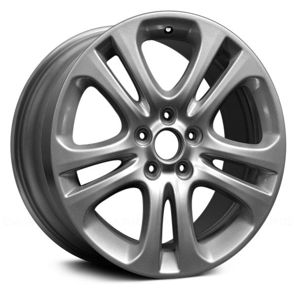 Replace® - 19 x 7.5 Double 5-Spoke Sparkle Silver Full Face Alloy Factory Wheel (Remanufactured)