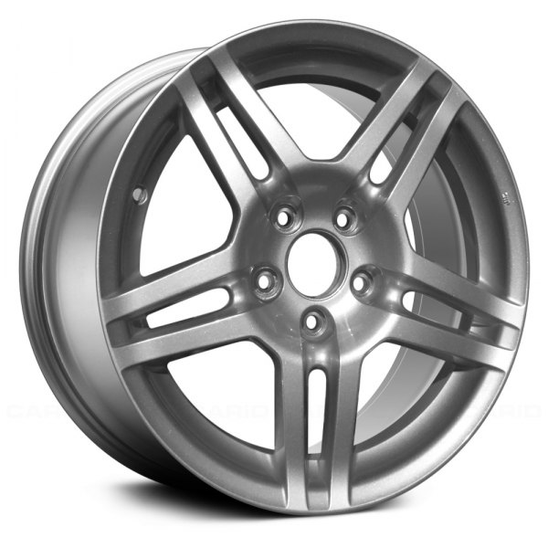 Replace® - 17 x 8 Double 5-Spoke Silver Alloy Factory Wheel (Remanufactured)