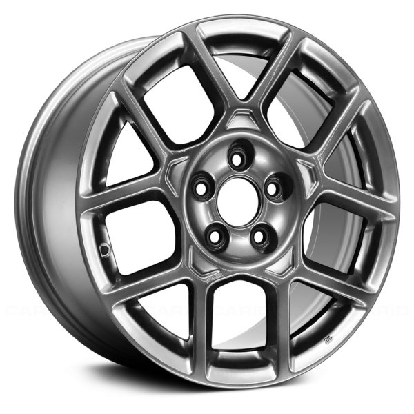 Replace® - 17 x 8 5 V-Spoke Hyper Silver Alloy Factory Wheel (Remanufactured)