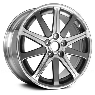 Replace® - 10 I-Spoke Bright Polished 19x8 Alloy Factory Wheel - Remanufactured