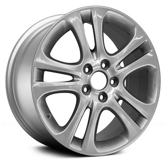 Replace® - 5 V-Spoke Bright Smoked Hyper Silver 18x7.5 Alloy Factory Wheel - Remanufactured