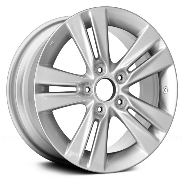 Replace® - 16 x 6.5 Double 5-Spoke Silver Alloy Factory Wheel (Remanufactured)