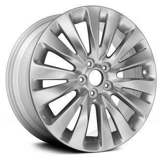 Replace® - 7 V-Spoke Sparkle Silver Metallic 19x8 Alloy Factory Wheel - Remanufactured