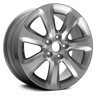 Replace® - 10-Spoke Machined and Sparkle Silver Metallic 19x8 Alloy Factory Wheel - Remanufactured