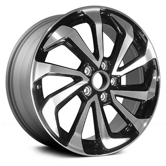 Replace® - 10 Spiral-Spoke Machined and Black 18x7.5 Alloy Factory Wheel - Remanufactured