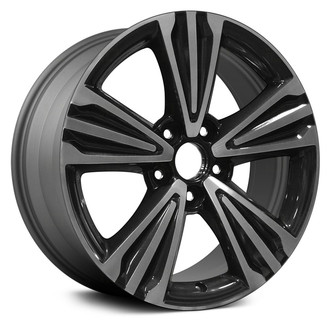Replace® - 5-Spoke Machined and Dark Charcoal Metallic 18x8 Alloy Factory Wheel - Remanufactured