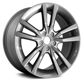 Replace® - Double 5-Spoke Charcoal Metallic with Machined Face 19x8.5 Alloy Factory Wheel - Remanufactured