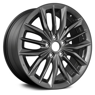 Replace® - 5 W-Spoke Dark Charcoal Metallic 18x7.5 Alloy Factory Wheel - Remanufactured