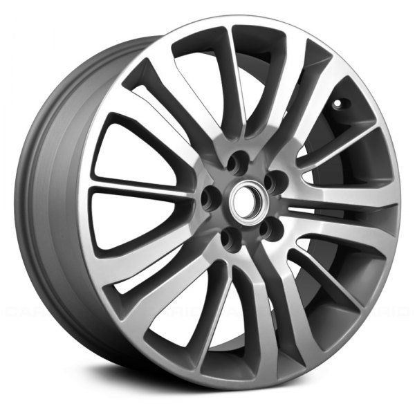 Replace® - 20 x 9.5 5 W-Spoke Machined and Medium Gray Alloy Factory Wheel (Remanufactured)