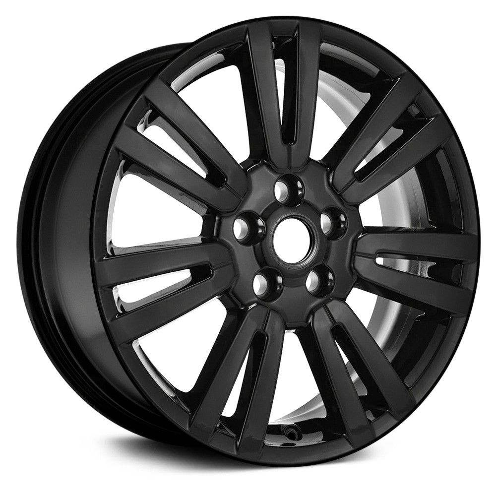 Replace® ALYRO087U45 - 7 V-Spoke Black 19x8 Alloy Factory Wheel