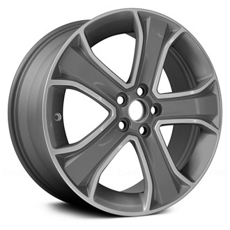 Replace® - 5-Spoke Machined and Medium Charcoal 20x9.5 Alloy Factory Wheel - Remanufactured