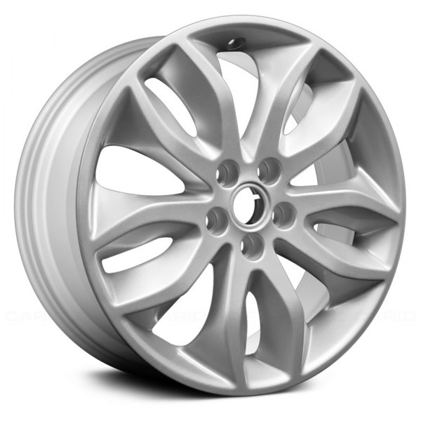 Replace® - 18 x 8 5 V-Spoke Sparkle Silver Alloy Factory Wheel (Remanufactured)