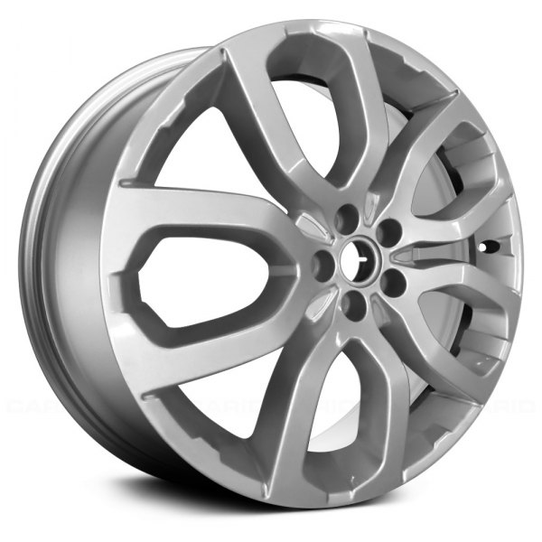 Replace® - 20 x 8 5 V-Spoke Medium Smoked Hyper Silver Alloy Factory Wheel (Remanufactured)
