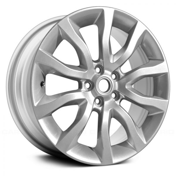 Replace® - 20 x 8.5 Double 5-Spoke Sparkle Silver Alloy Factory Wheel (Remanufactured)