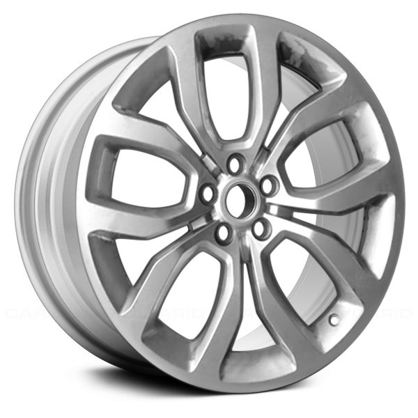 Replace® - 21 x 9.5 5 V-Spoke Sparkle Silver Alloy Factory Wheel (Remanufactured)