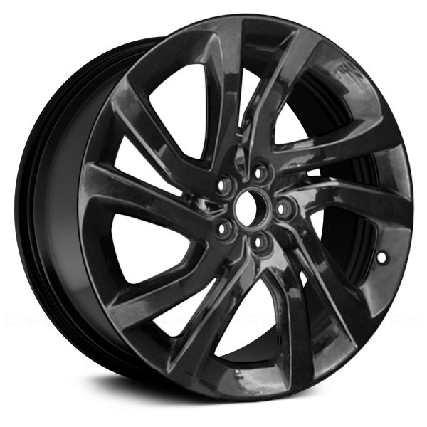 Replace® - 18 x 8 5 Double Spiral-Spoke Gloss Black Alloy Factory Wheel (Remanufactured)