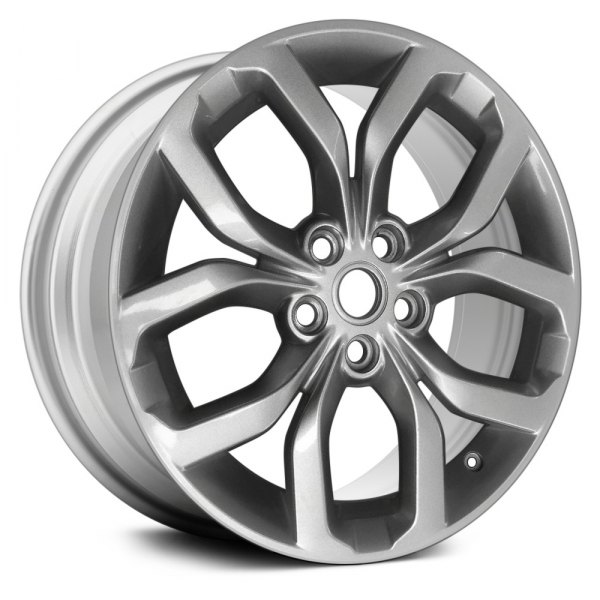 Replace® - 19 x 7.5 5 V-Spoke Sparkle Silver Alloy Factory Wheel (Remanufactured)