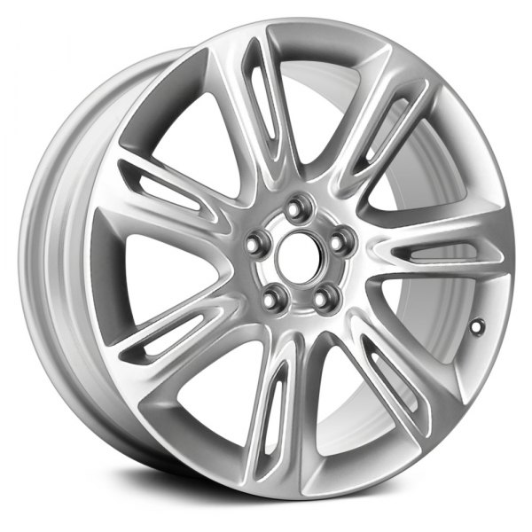 Replace® - 20 x 8.5 7 Double Turbine-Spoke Silver Alloy Factory Wheel (Remanufactured)