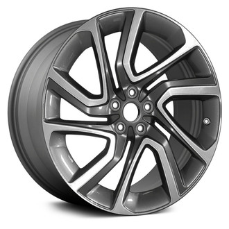Replace® - 10 Spiral-Spoke Machined and Medium Charcoal 21x9.5 Alloy Factory Wheel - Remanufactured