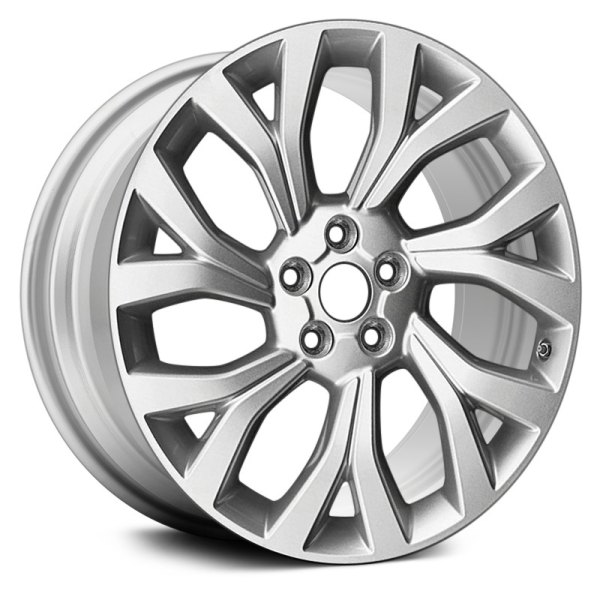 Replace® - 21 x 9.5 14 Spiral-Spoke Sparkle Silver Alloy Factory Wheel (Remanufactured)