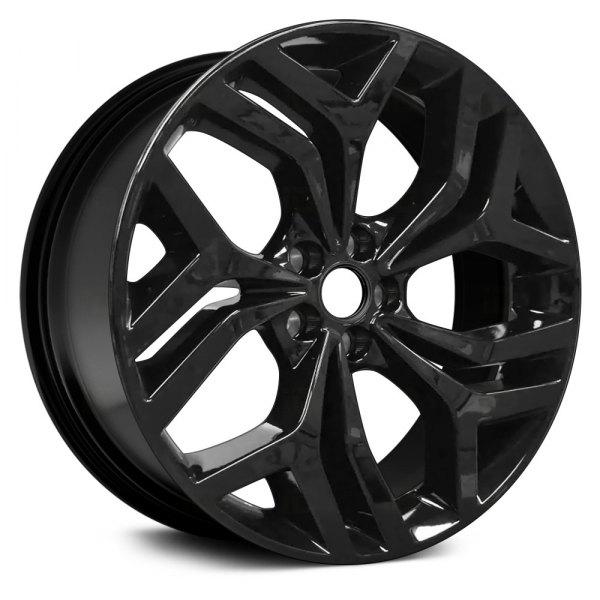 Replace® - 20 x 8 Triple 5-Spoke Gloss Black Alloy Factory Wheel (Remanufactured)