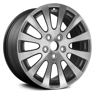Replace® - 12 I-Spoke Charcoal Gray 17x7 Alloy Factory Wheel - Remanufactured