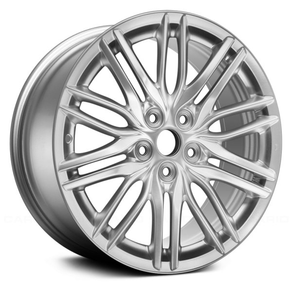 Replace® - 18 x 8 10 Double I-Spoke Hyper Silver Alloy Factory Wheel (Remanufactured)