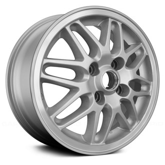 Replace® - 8 Y-Spoke Machined Lip with Silver Spokes 15x6 Alloy Factory Wheel - Remanufactured