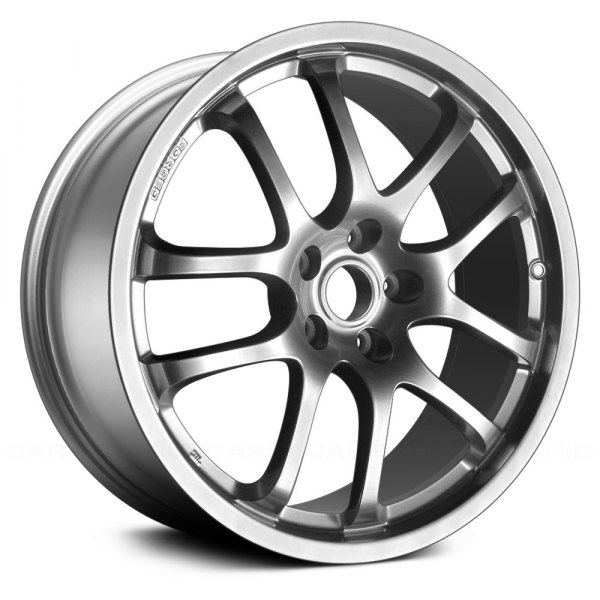 Replace® - 18 x 7.5 5 V-Spoke Hyper Silver Alloy Factory Wheel (Remanufactured)