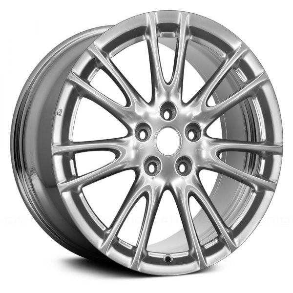 Replace® - 18 x 7.5 7 V-Spoke Chrome Alloy Factory Wheel (Remanufactured)