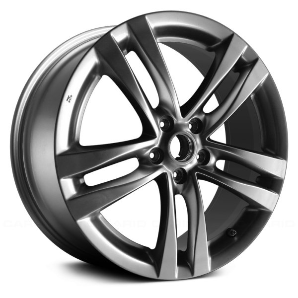 Replace® - 18 x 8.5 Double 5-Spoke Bright Hyper Silver Alloy Factory Wheel (Remanufactured)