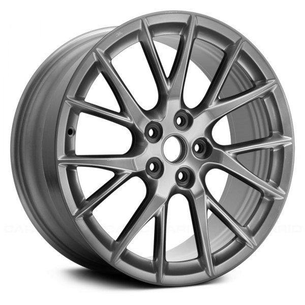 Replace® - 19 x 9 7 Y-Spoke Dark Smoked Hyper Silver Alloy Factory Wheel (Remanufactured)