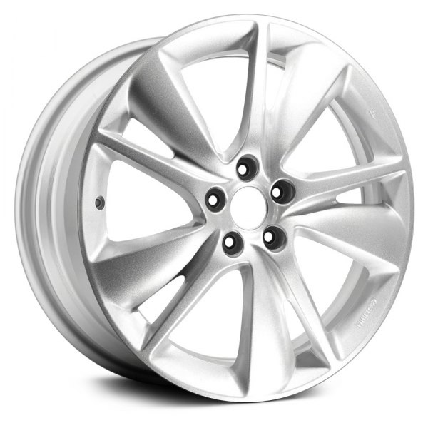Replace® - 20 x 8 Double 5-Spoke Silver Alloy Factory Wheel (Remanufactured)