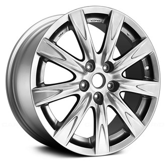 Replace® - 9 I-Spoke Light Hyper Silver 18x7.5 Alloy Factory Wheel - Remanufactured