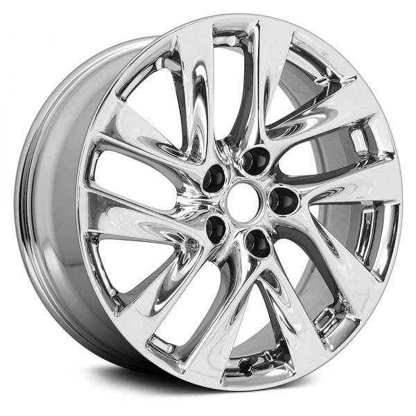 Replace® - 18 x 7.5 5 Double Spiral-Spoke Light PVD Chrome Alloy Factory Wheel (Remanufactured)