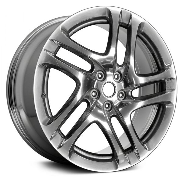 Replace® - 20 x 7.5 5 Double Spiral-Spoke Light PVD Chrome Alloy Factory Wheel (Remanufactured)