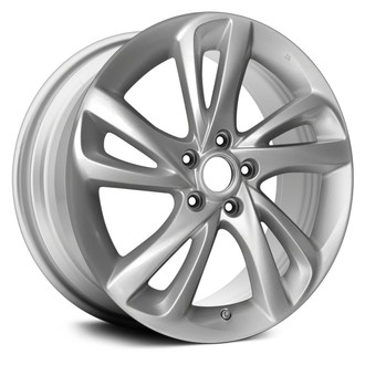 Replace® - 5 Double Spiral-Spoke Silver 18x7 Alloy Factory Wheel - Remanufactured