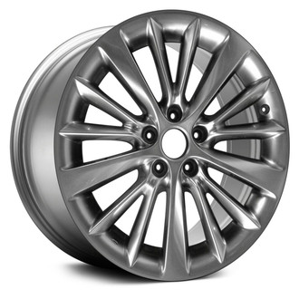 Replace® - 15 Alternating-Spoke Light Smoked Hyper Silver 18x7.5 Alloy Factory Wheel - Remanufactured